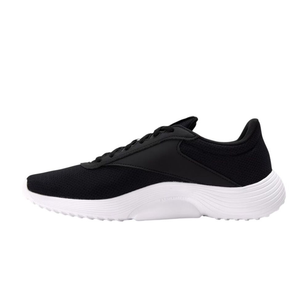 Reebok Womens/Ladies Glide Ripple Mesh Flat Sneakers / Black/White - Picture 2 of 4